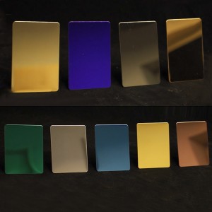 0.5-3.0mm thickness bright finish interior metal mirror stainless steel sheet for interior wall panel