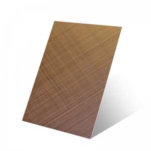 brown cross hairline stainless steel sheet – Cross Hairline Bronze Stainless Steel Sheet – Hermes steel