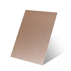 no.4 brown stainless steel plate 304 stainless steel brushed sheet – Hermes steel