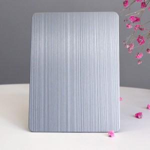 304 Stainless Steel PVD Color Hairline Rose Gold Finish Metal Sheet For Decorating Kitchen Backsplash