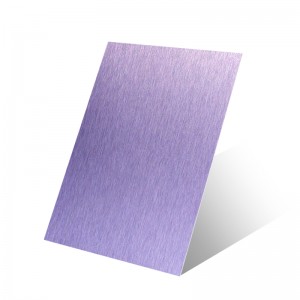 Brushed stainless steel sheet – 304 316 NO.4 Stainless Steel Sheet