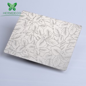 4×8 Etched Stainless Steel Sheets-HM-ET031
