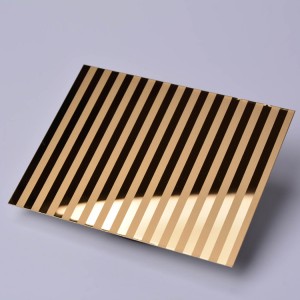 China Manufacturer Decorative 201 304 Etching Polishing Stainless Steel Sheets Elevator Door