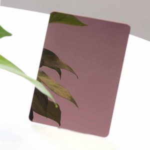 rose red mirror stainless steel sheet-304 316 mirror finished stainless steel sheet-mirrored stainless steel sheet supplier