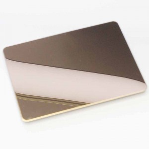 rose gold stainless steel mirror sheet-mirror stainless steel sheet 304-Hermes steel