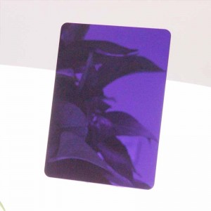 purple mirror colored stainless steel sheet-304 mirror stainless steel sheet suppliers-Hermes steel