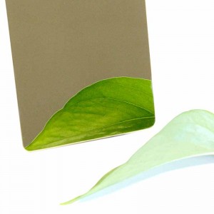 champagne gold mirror metal sheet-304 stainless steel sheet-Hermes steel