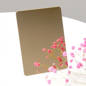 Top quality custom stainless steel color mirror sheet stainless steel decorative panel for elevator appearance