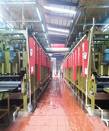Mirror production line