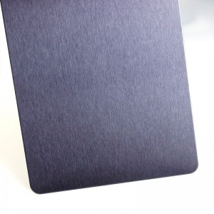 SS 304 No.4 finish 0.5mm 0.7mm 0.8mm thickness stainless steel color sheet for interior decoration