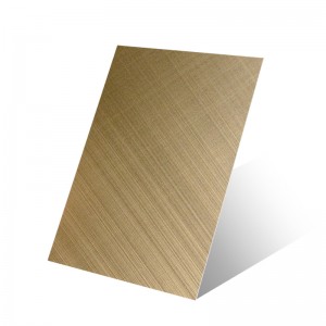 Brushed Stainless Steel 304 Cross Hairline Stainless Steel Sheet