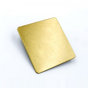 Brass color stainless steel sheets vibration finish stainless steel sheet – Hermes steel
