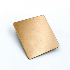 Brass color stainless steel sheets vibration finish stainless steel sheet – Hermes steel
