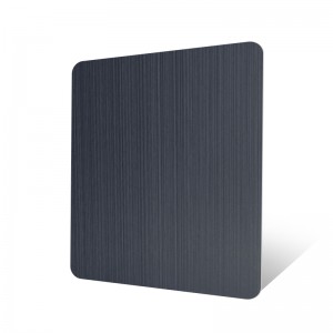 black hairline stainless steel sheet 304 decorative stainless steel color sheet – hermes steel