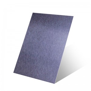 Brushed stainless steel sheet – 304 316 NO.4 Stainless Steel Sheet